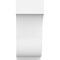 Ekena Millwork Standard Van Buren Architectural Grade PVC Bracket, 3 1/2"W x 8"D x 8"H BKTP04X08X08VAN - alternate 4
